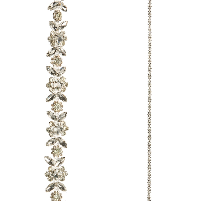6' Clear Jeweled Garland
