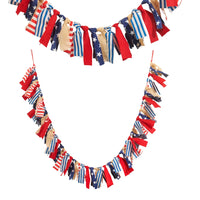 5.5' American Flag Tie Garland