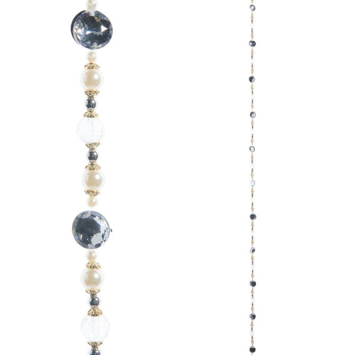 5'  Pearl and Crystal Beaded Garland