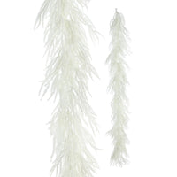 6.5' Iced White Pine Garland