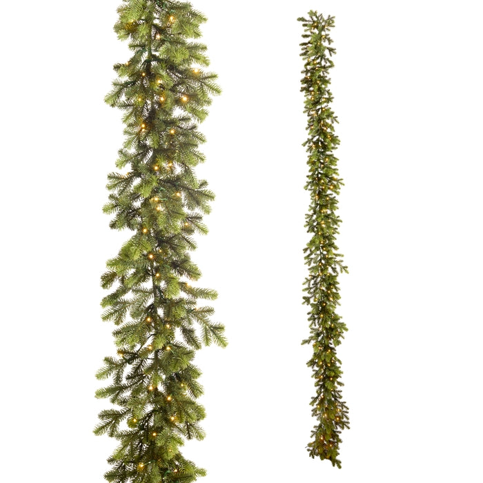 *DC* 9' Pre-Lit Douglas Fir Garland