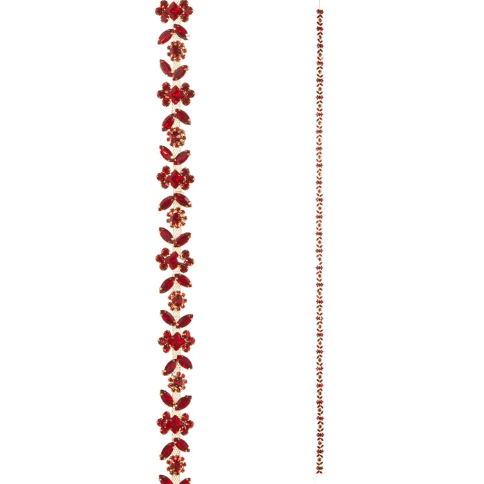 5' Red Jewel Garland