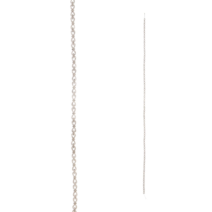 6' Silver Jewel Garland