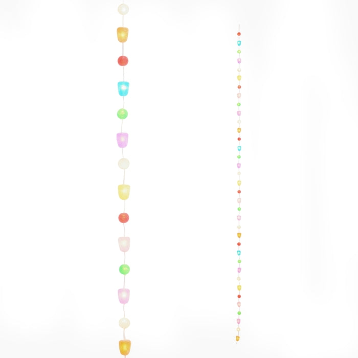 6' Lighted Gumdrop Garland