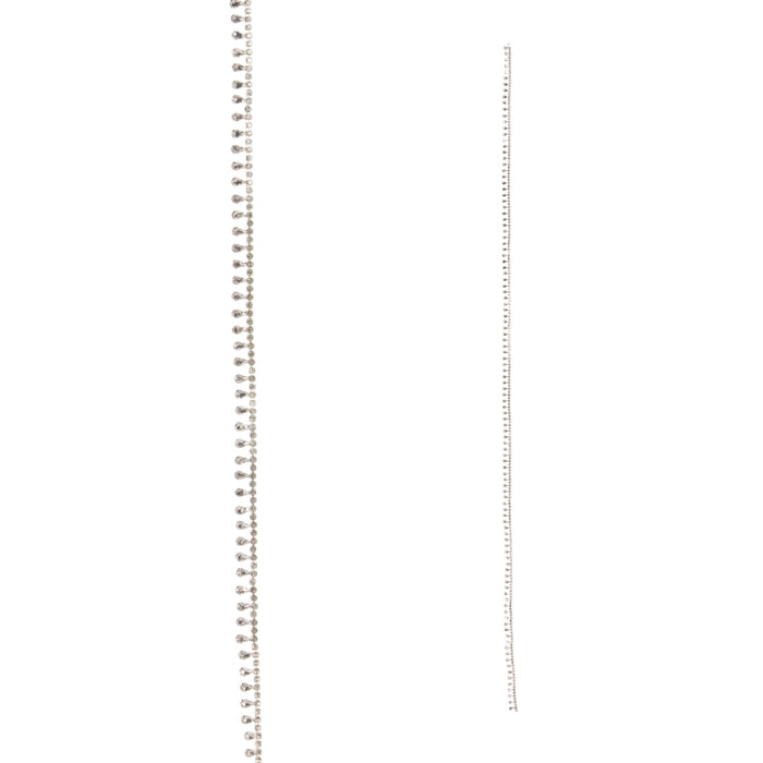 5' Silver Rhinestone Garland