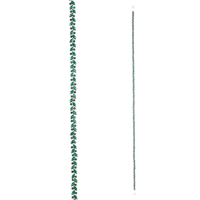 5' Green Jewel Garland