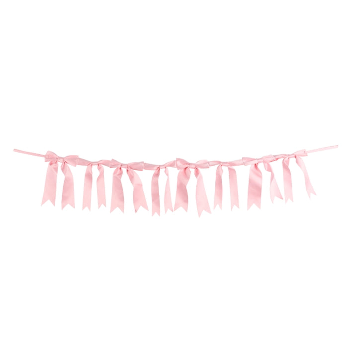 4' Pink Bow Garland