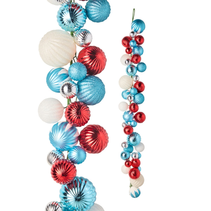 4' Merry Mix Ball Garland