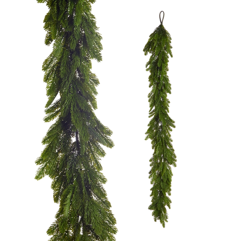 6' Bright Green Cedar Garland