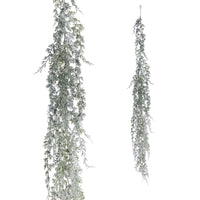 6' Hanging Flocked Cedar Garland