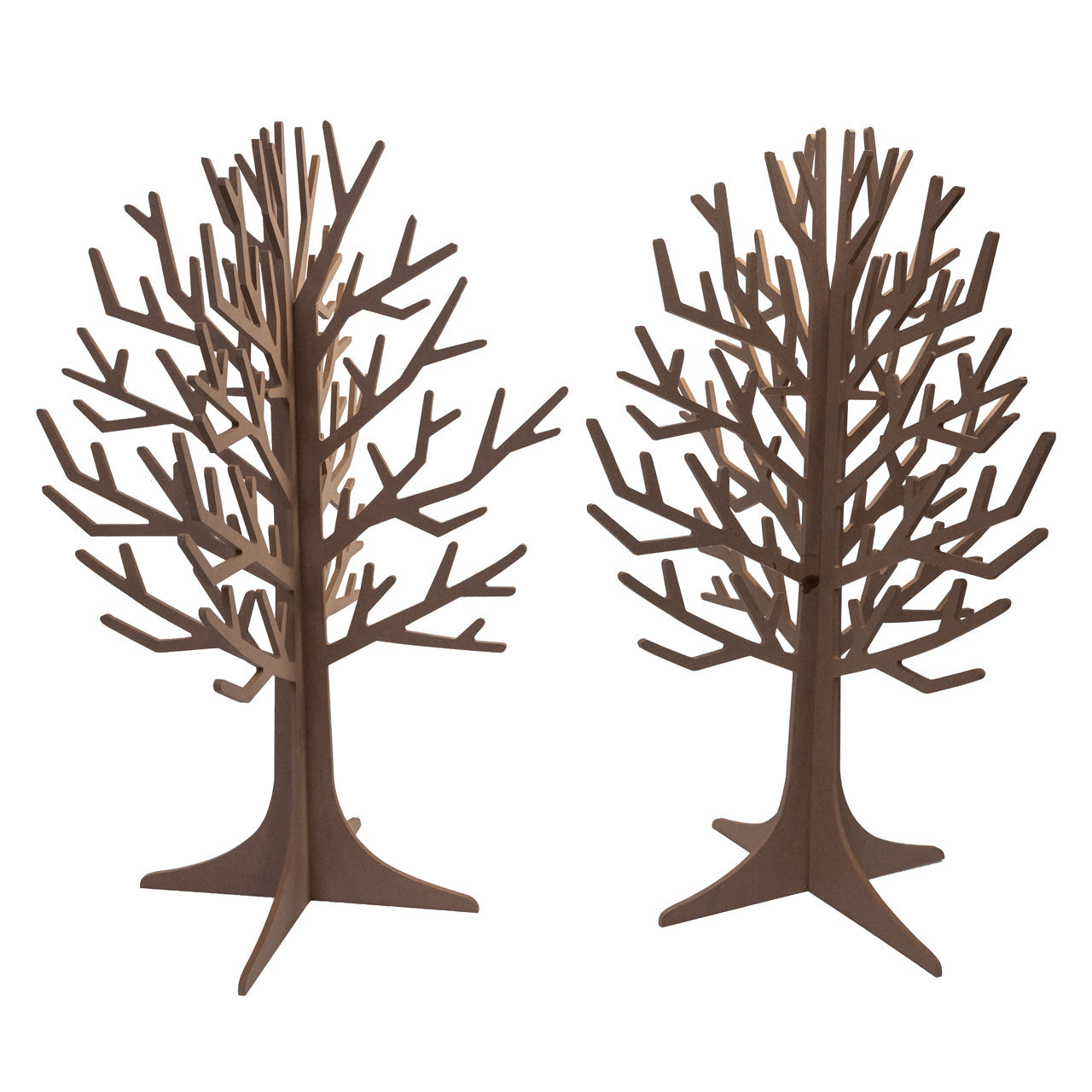 Wooden Ornament Holder Tree Set