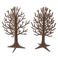 Wooden Ornament Holder Tree Set