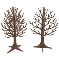 Wooden Ornament Holder Tree Set