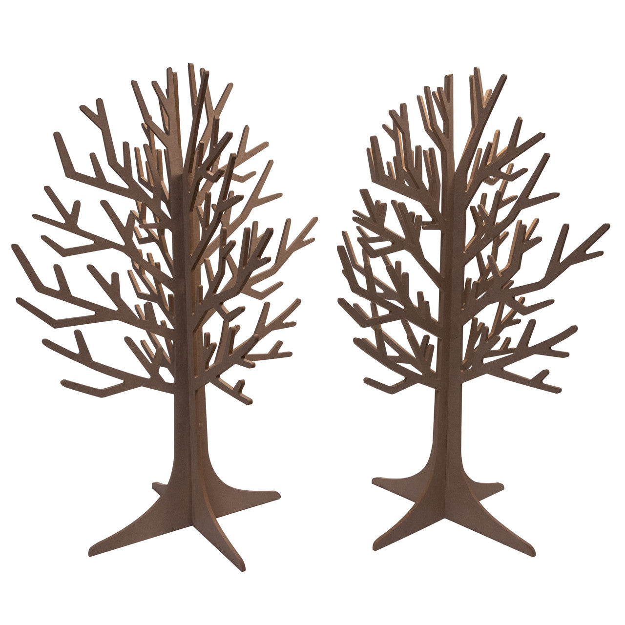 Wooden Ornament Holder Tree Set