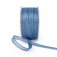 3/8 Inch Metallic Iridescent Wired Ribbon – GC34 – LIGHT BLUE