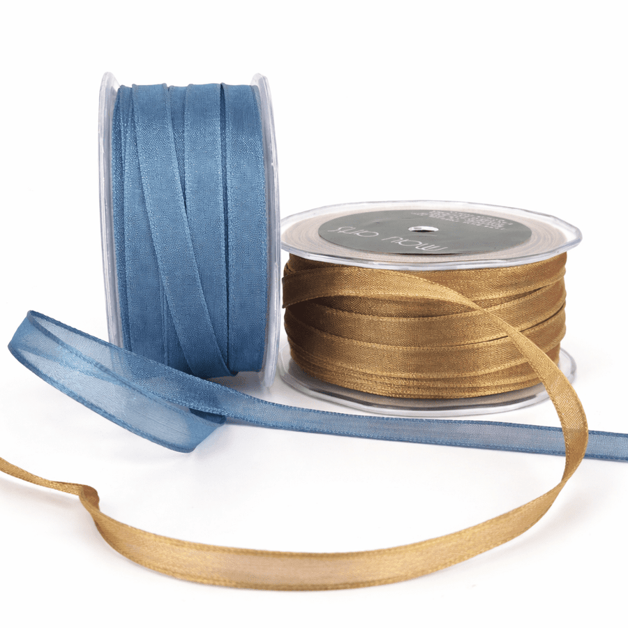 3/8 Inch Metallic Iridescent Wired Ribbon