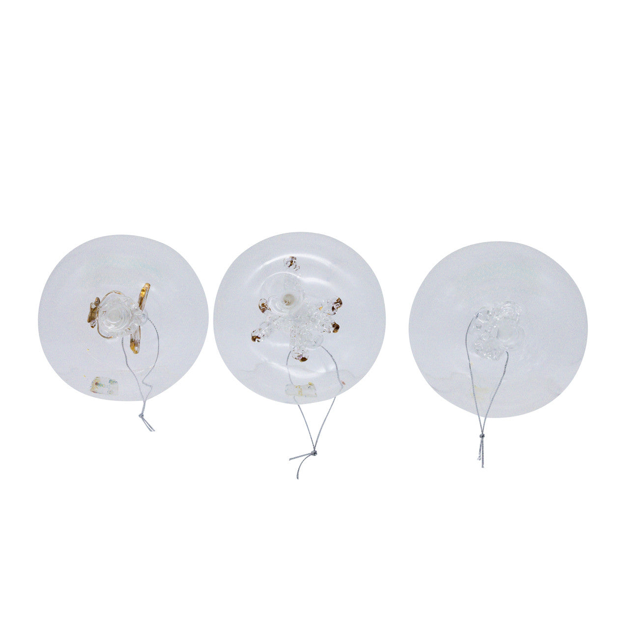 80MM Glass Transparent Ball With Tree, Angel & Deer Inside