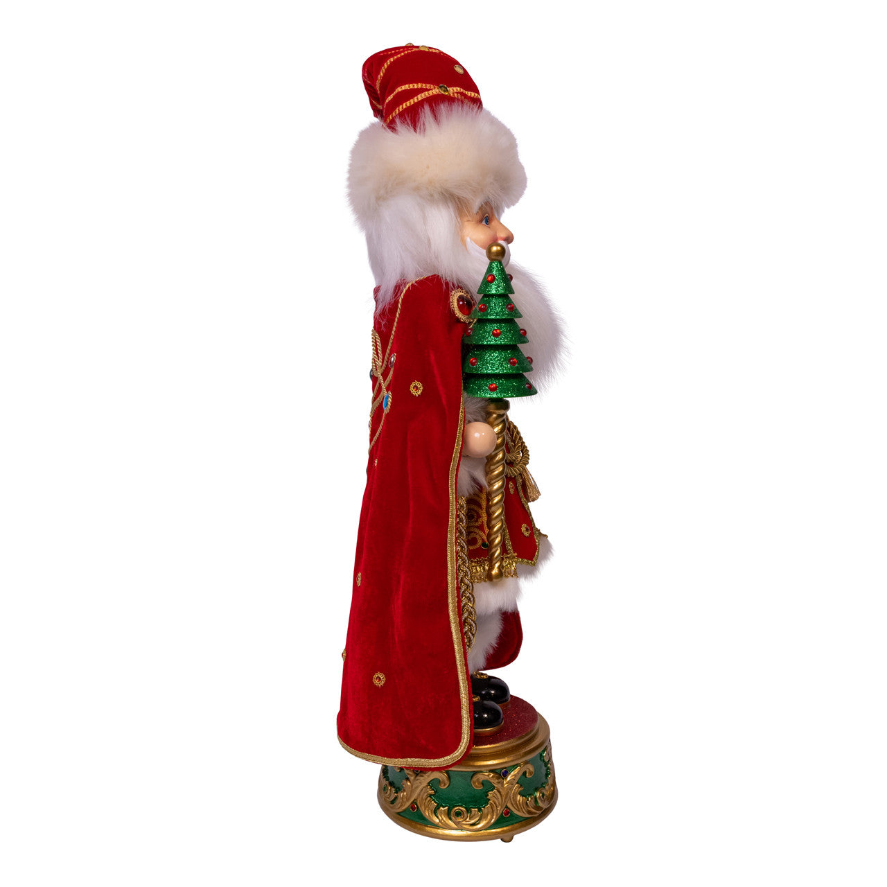 21" Musical Red King Santa Nutcracker