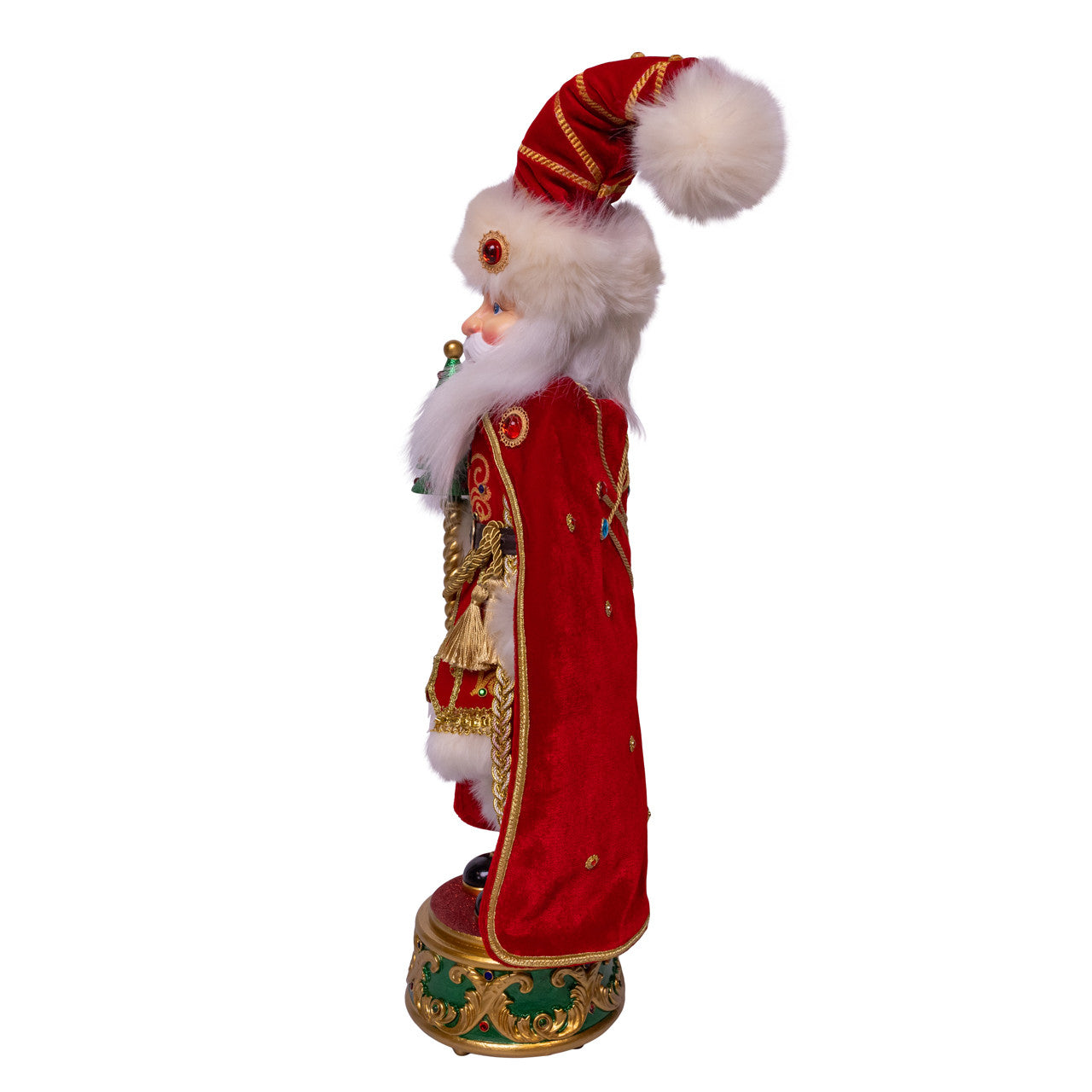 21" Musical Red King Santa Nutcracker