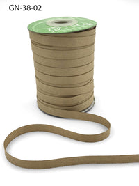 ~3/8 Inch Light-Weight Flat Grosgrain Ribbon with Woven Edge – GN-38-02 Champagne