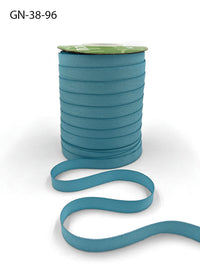 ~3/8 Inch Light-Weight Flat Grosgrain Ribbon with Woven Edge – GN-38-96 Turquoise (NEW)