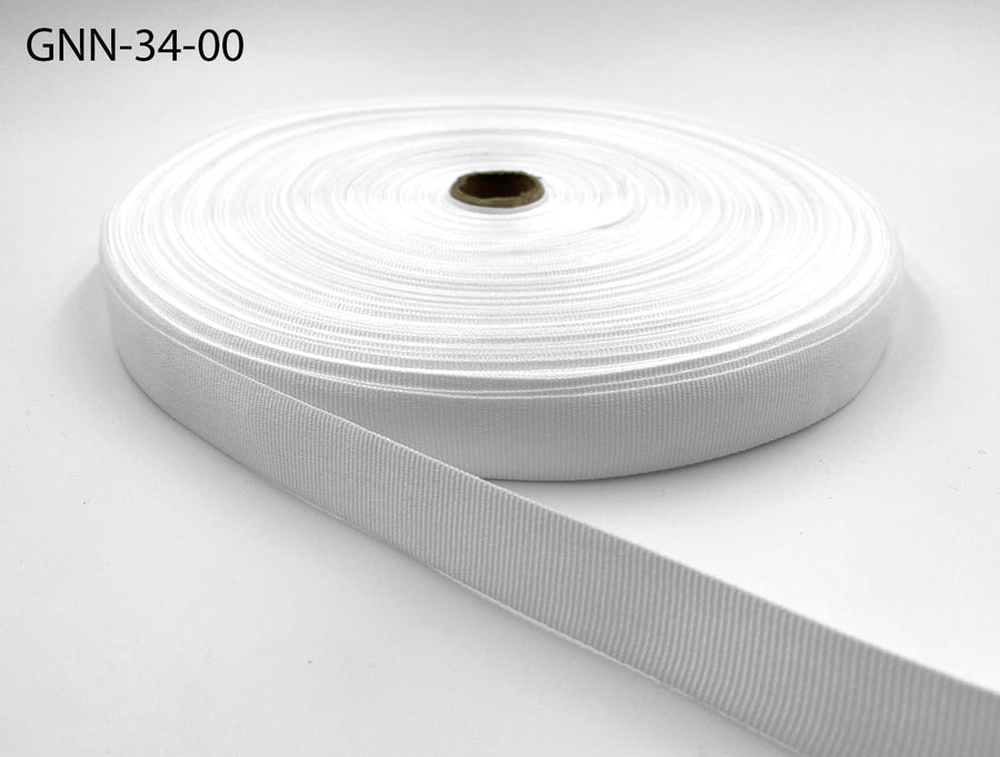 3/4 Inch (10MM) Non-Dyed Grosgrain Ribbon – GNN-34-00 Non-Dyed