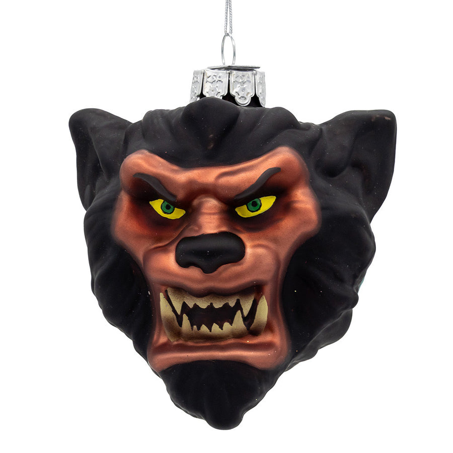 Gorenaments® Glass "Wolfie" Werewolf Ornament