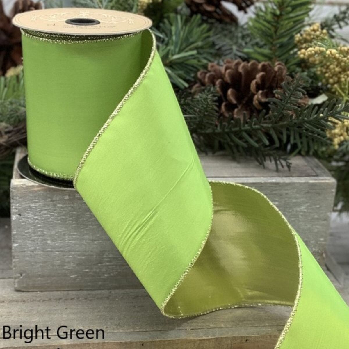 Taffeta Matrix Parent Ribbon in Gold Back