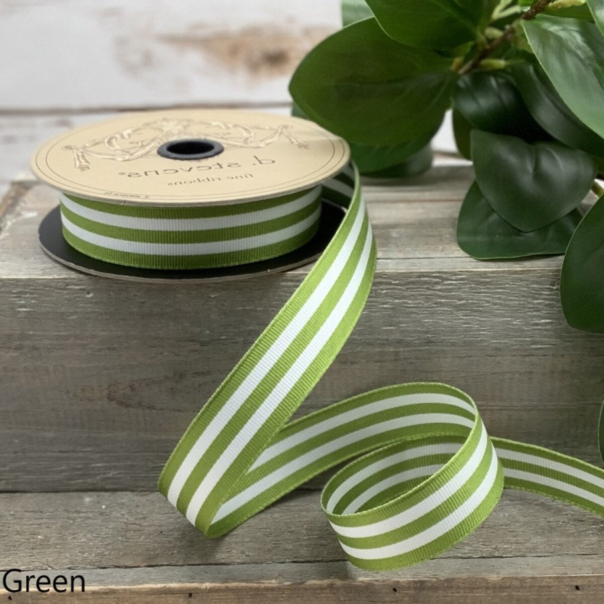 Grosgrain Stripe Ribbon 0.0875 Inch x 25 Yards