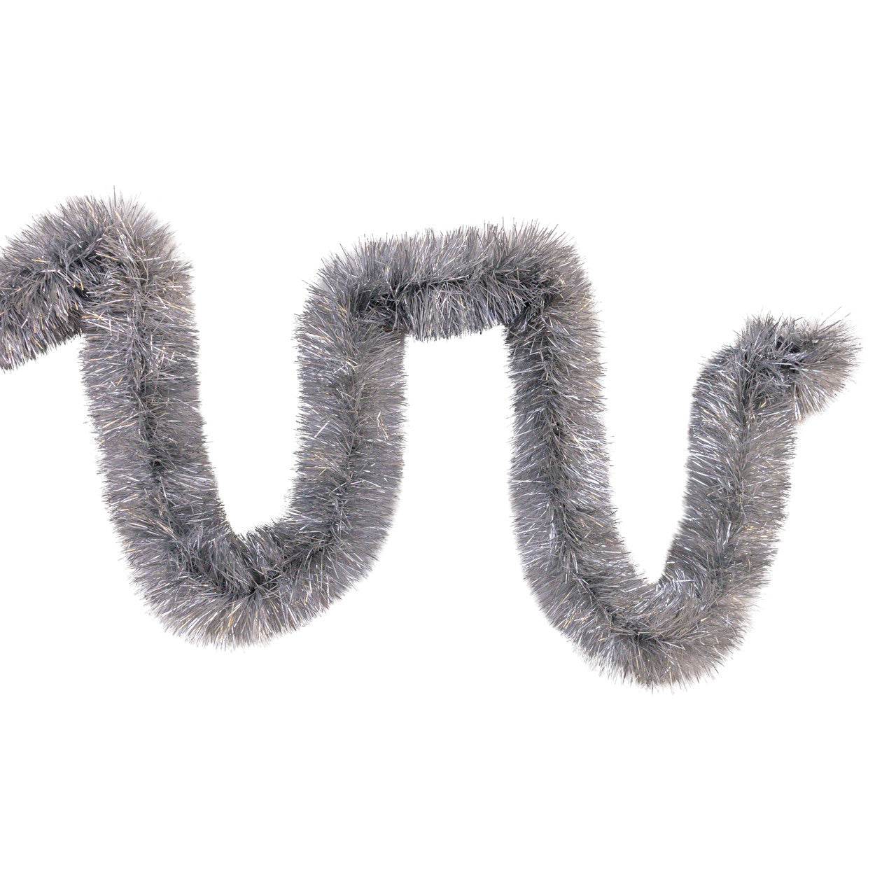Silver Tinsel Garland