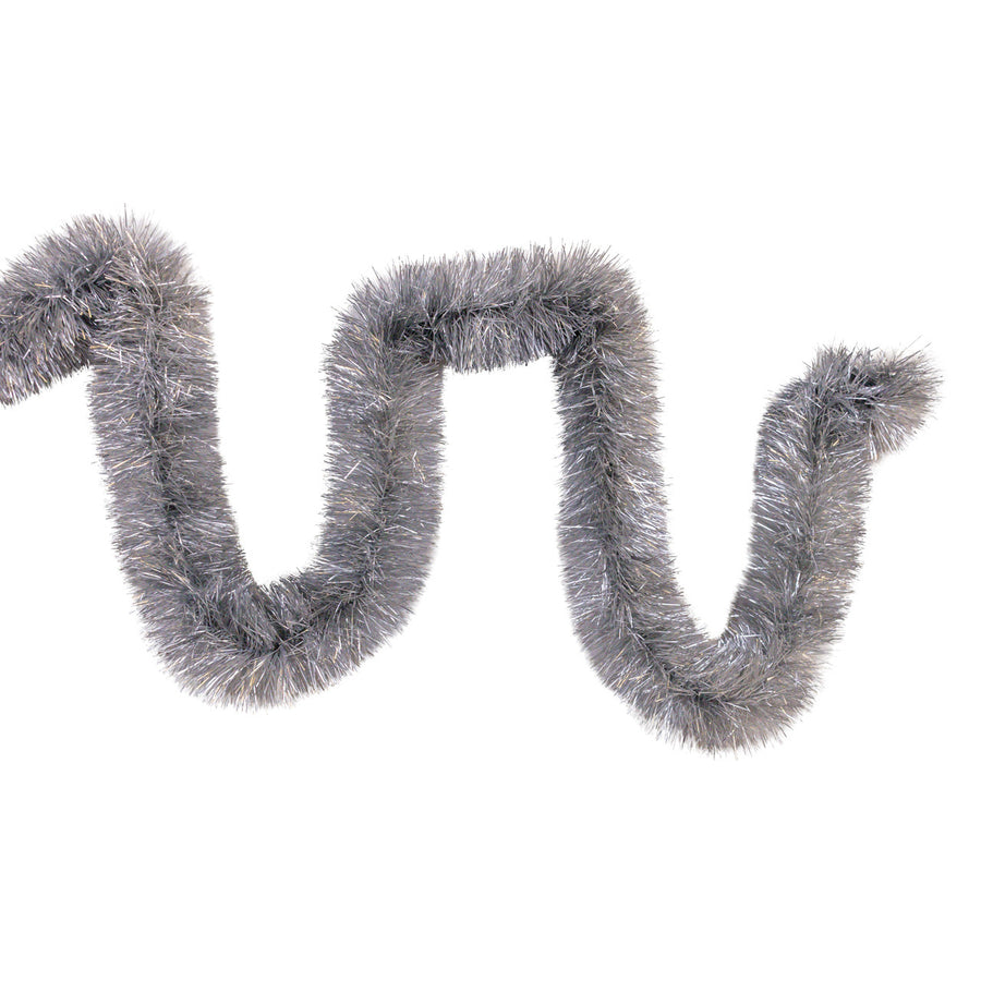 Silver Tinsel Garland