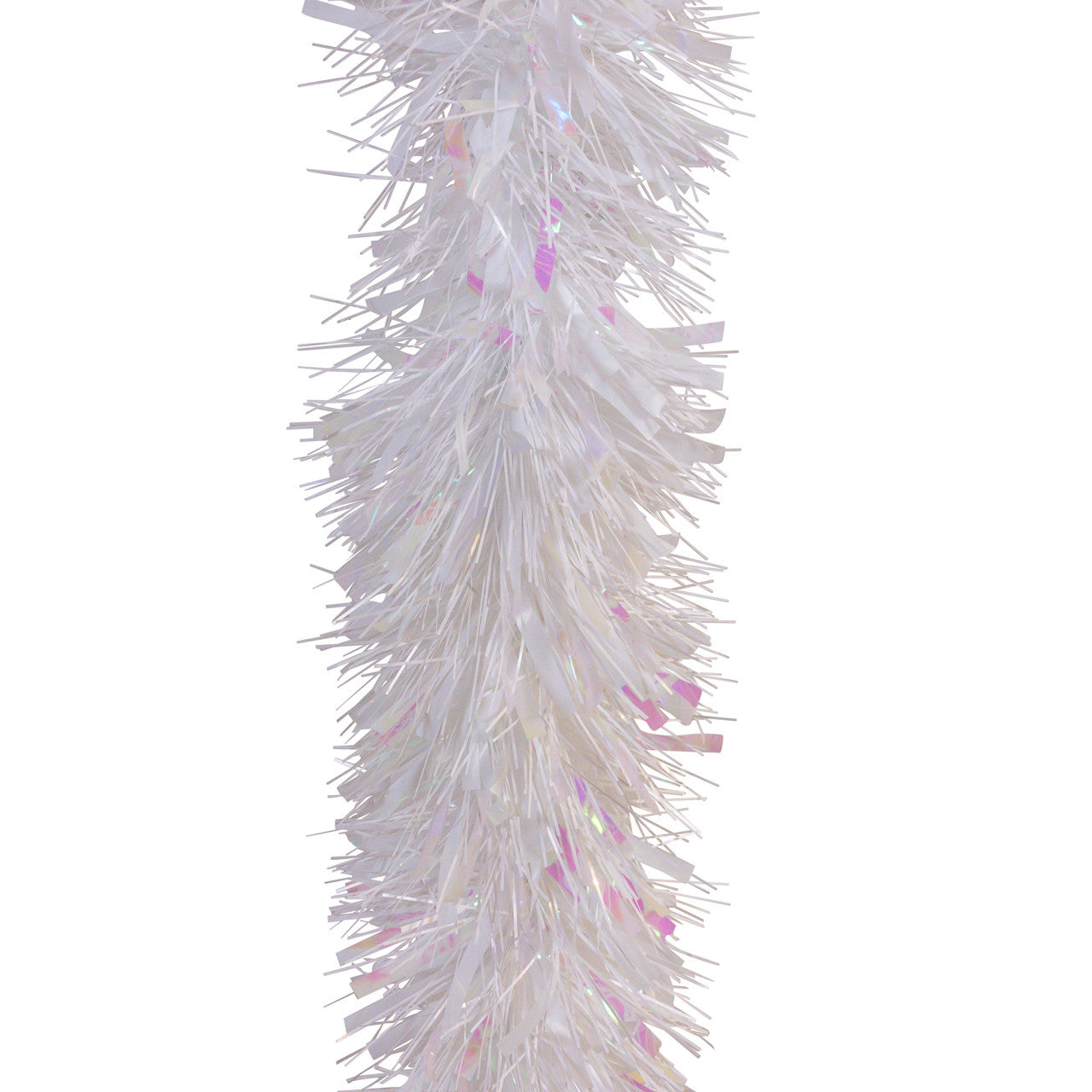 White Tinsel Garland