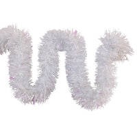 White Tinsel Garland