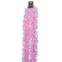 Pink Tinsel Garland
