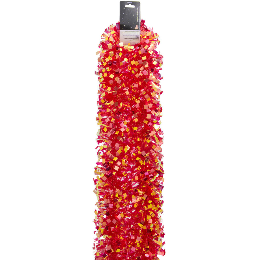 Red Tinsel Garland