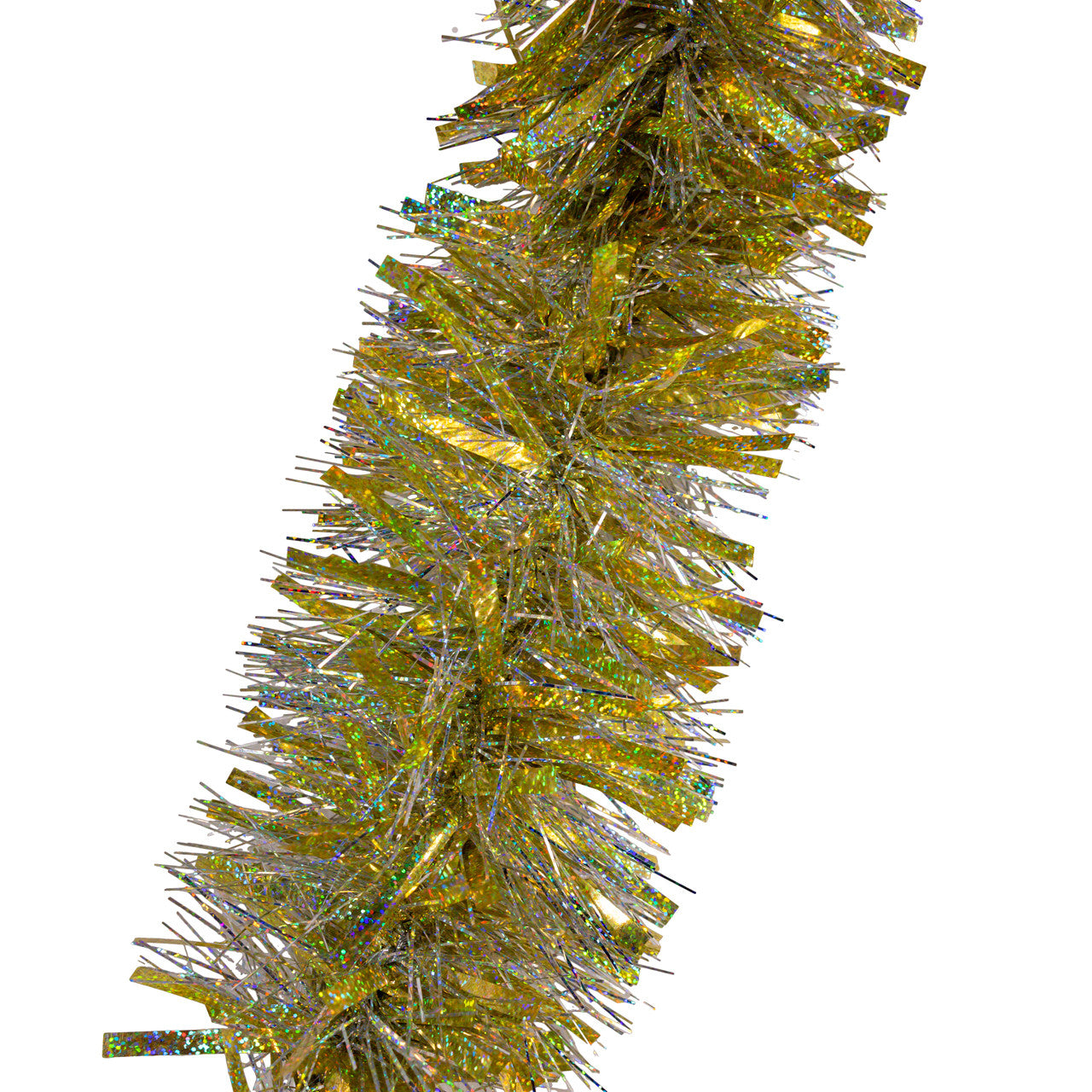 6' Gold & Silver Laser Mixed Tinsel Garland