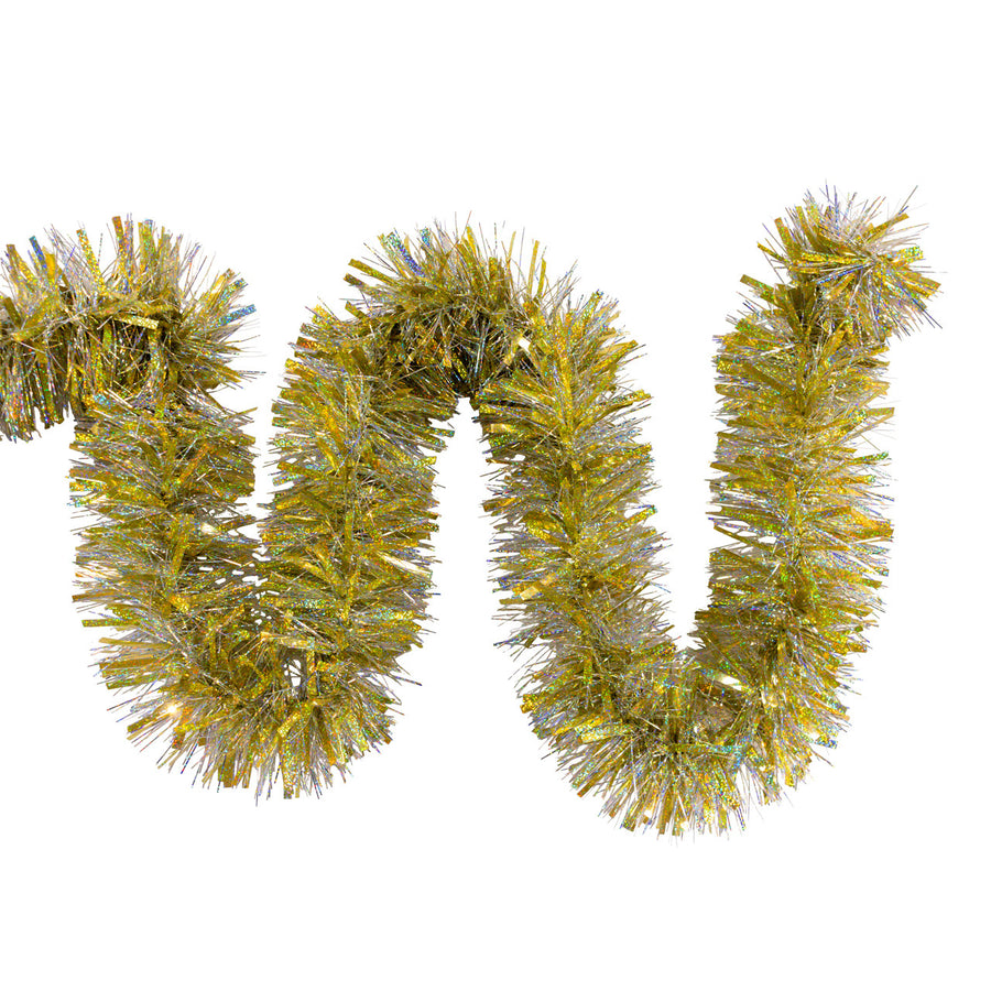 6' Gold & Silver Laser Mixed Tinsel Garland