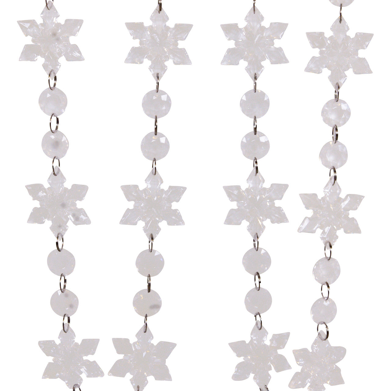 6' Snowflake Gem Garland
