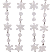 6' Snowflake Gem Garland