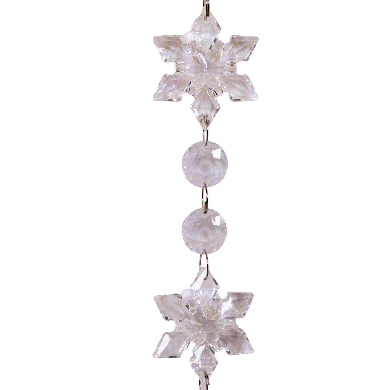6' Snowflake Gem Garland