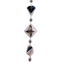 6' Silver Diamond Shape Garland