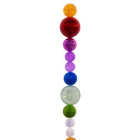 6' Shatterproof Multicolor 30MM, 40MM, 60MM Ball Garland