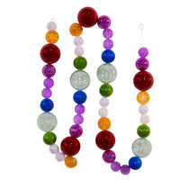6' Shatterproof Multicolor 30MM, 40MM, 60MM Ball Garland