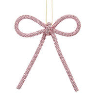 Pink Bow Ornament