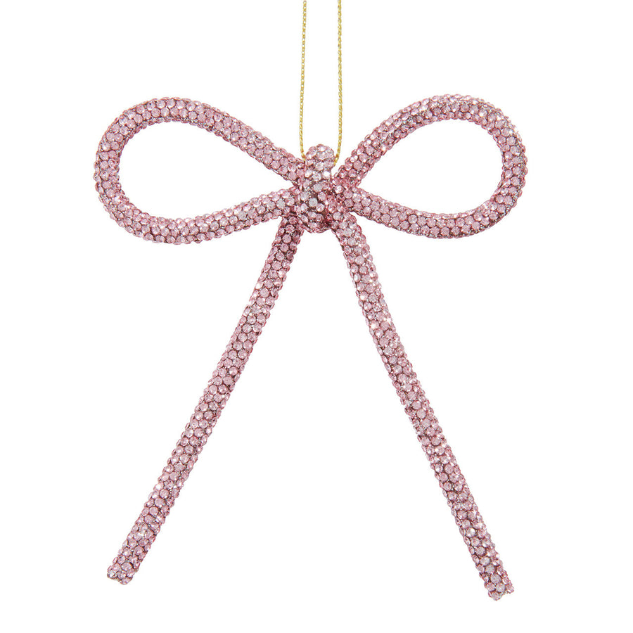 Pink Bow Ornament