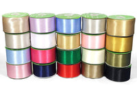 2.5 Inch Classic Double Faced Satin Ribbon with Woven Edge