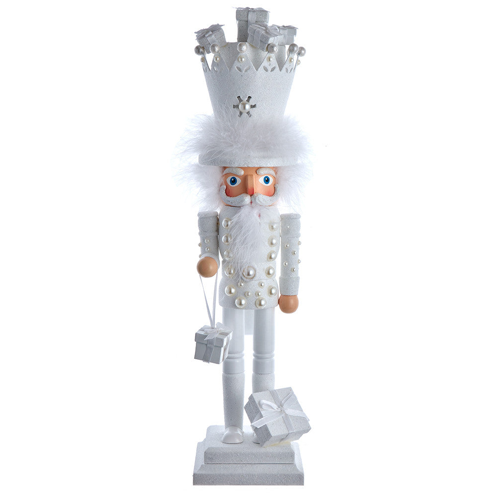 18" Hollywood Nutcrackers™ Silver & Gold King With Presents Nutcrackers
