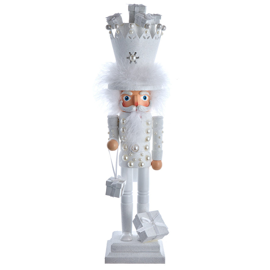18" Hollywood Nutcrackers™ Silver & Gold King With Presents Nutcrackers