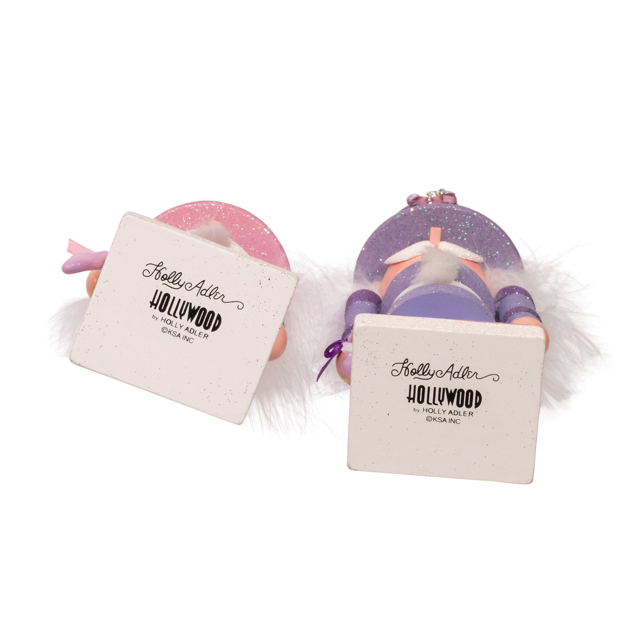12" Hollywood Nutcrackers™ Pink & Purple Ballet Nutcrackers