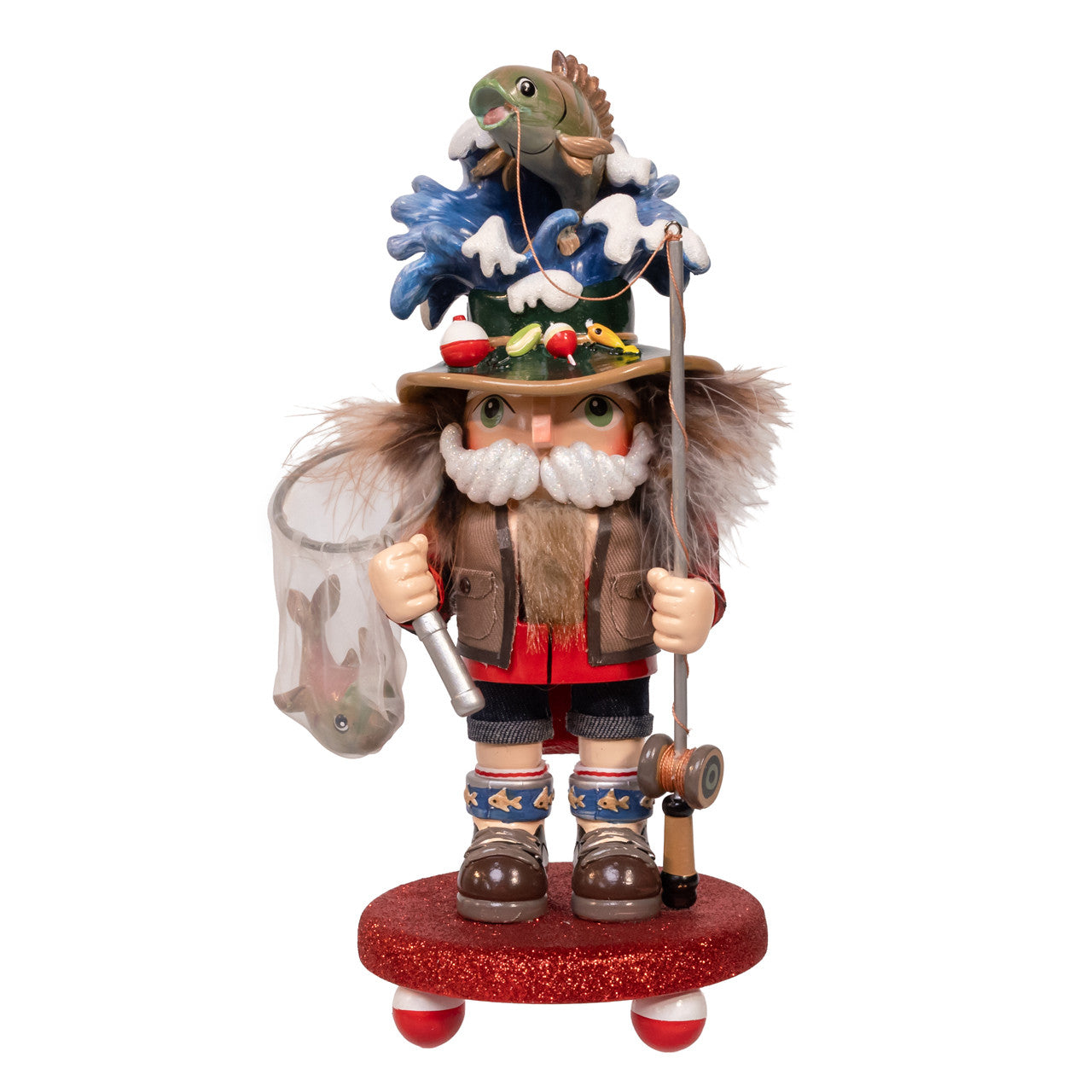 12" Hollywood Nutcrackers™ Fisherman Nutcracker